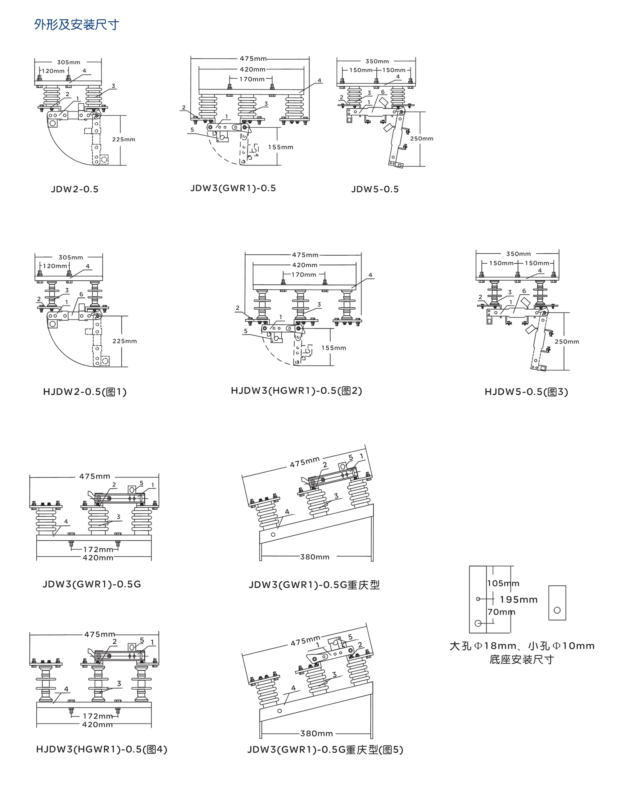 人民電器JDW□/HJDW□-0.5系列低壓隔離開(kāi)關(guān) 