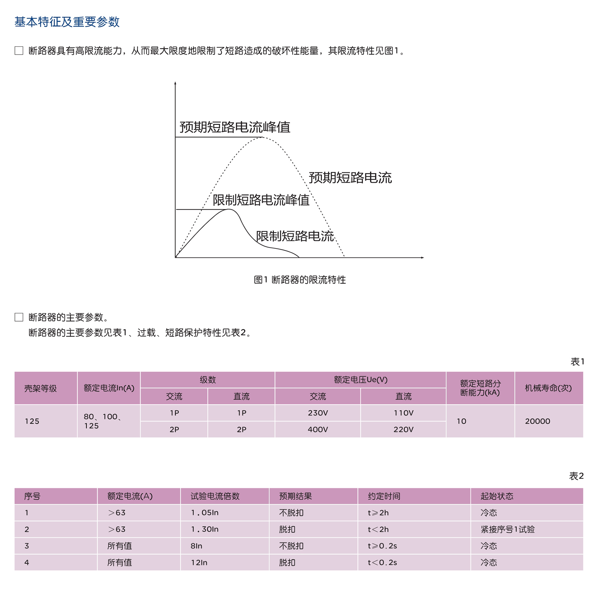 人民電器RDB8A-125系列塑料外殼式斷路器 