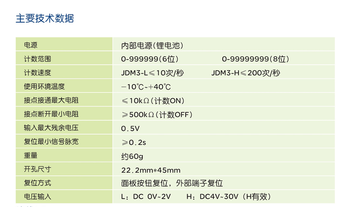 人民電器RDJ1-3(JDM3) 系列計數(shù)器 