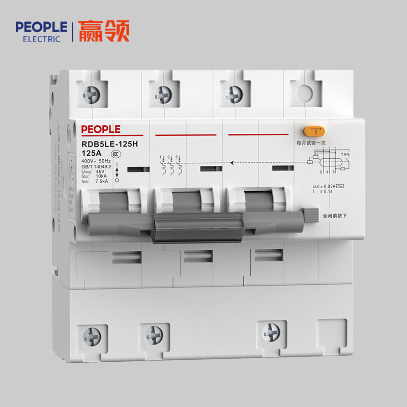 人民電器RDB5LE-125H系列剩余電流動(dòng)作斷路器 