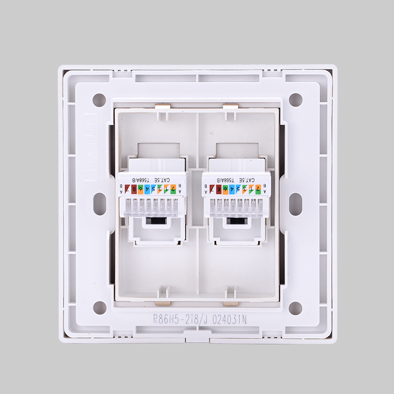 人民電器二聯(lián)電腦插座(R86H5) 